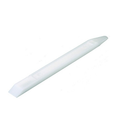 Plastic spatula, round/ chisel