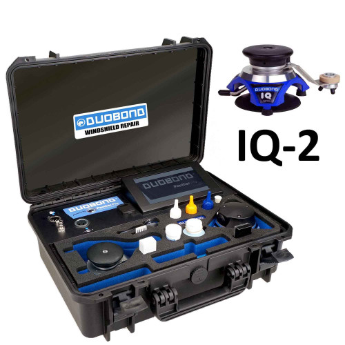 Duobond cordless windshield repair system, Autorep & IQ-2 repair bridge