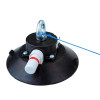 Suction cup with fastener